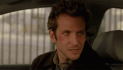 Man With Red Spot On Face Sitting In Back Seat Of Car GIF