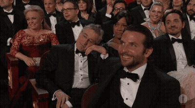 Man With Red Spot On Face Sitting In Back Seat Of Car GIF