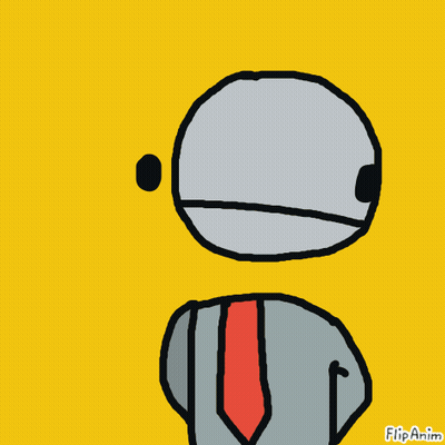 Man With Red Tie Saying Meep GIF