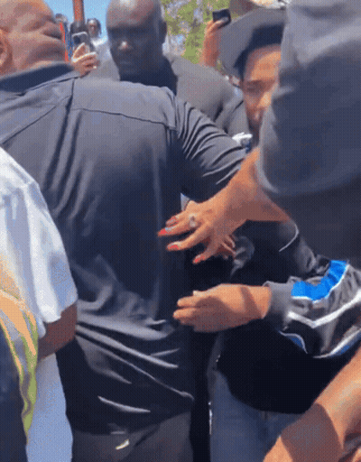 Man With Ring Reaching Out GIF