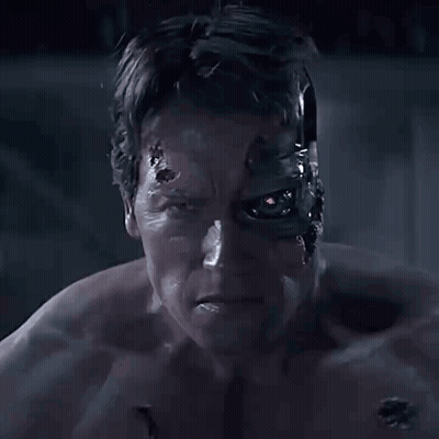 Man With Robot Eye GIF