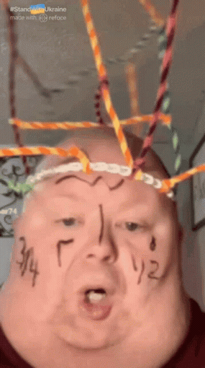 Man With Rope Around Head Number 314 GIF