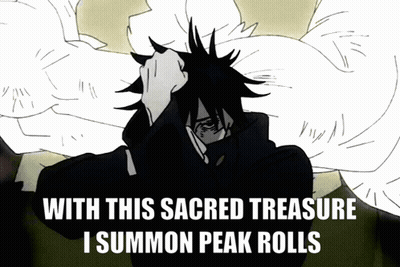Man With Sacred Treasure Summon Peak Rolls GIF