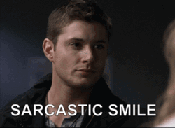 Man With Sarcastic Smile GIF