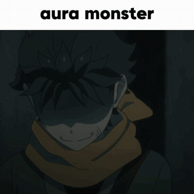 Man With Scarf Aura Monster GIF