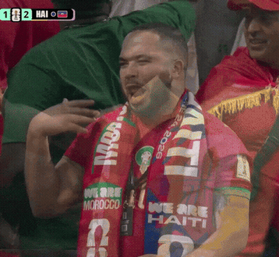 Man With Scarf Saying We Are Morocco GIF