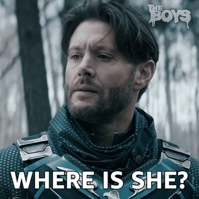 Man With Scarf Saying Where Is She GIF