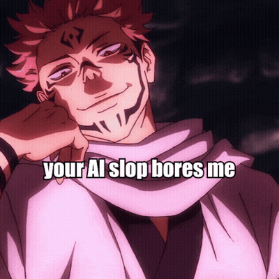 Man With Scarf Your Al Stop Bores Me GIF