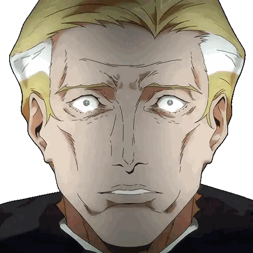 Man With Serious Face Sticker
