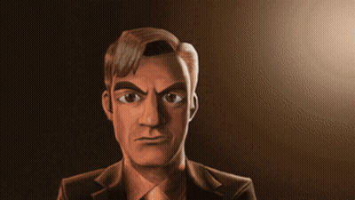 Man With Serious Look GIF
