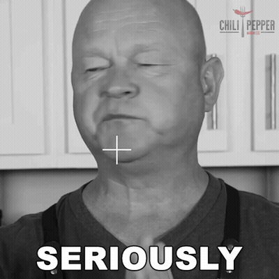Man With Seriously Text GIF