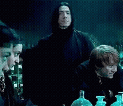 Man With Severus Loves Alejandro GIF