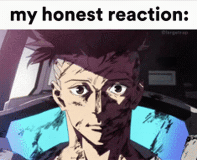 Man With Shadow On Face Saying My Honest Reaction GIF