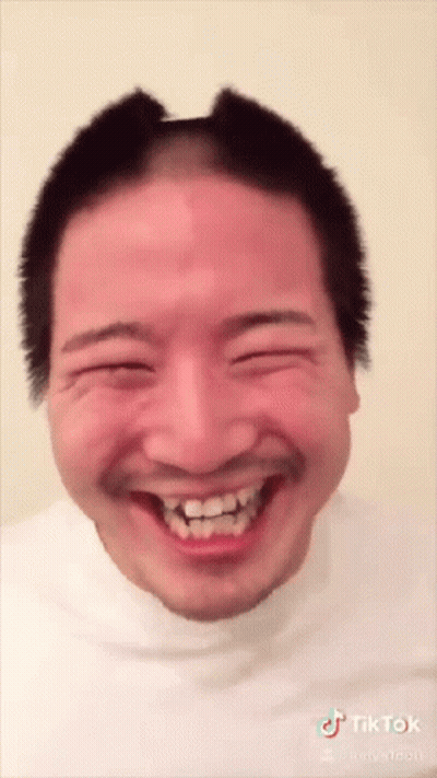 Man With Shaved Head And Beard Smiling TikTok GIF