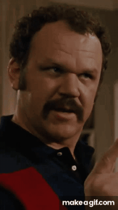 Man With Shaved Head And Mohawk GIF