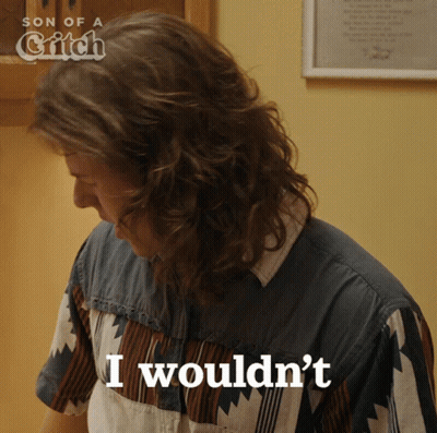 Man With Shirt Saying I Wouldn't GIF