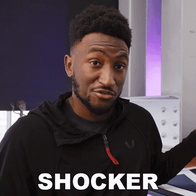 Man With Shocker Written On His Face GIF