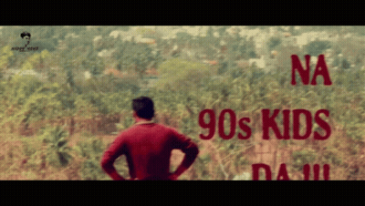 Man With Sign Saying Na 90S Kids Da GIF
