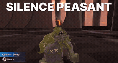 Man With Silence Peasant Above GIF