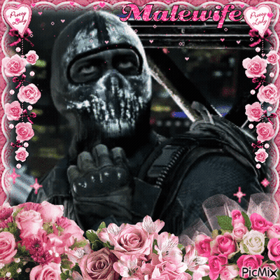 Man With Skull Mask Malewife GIF