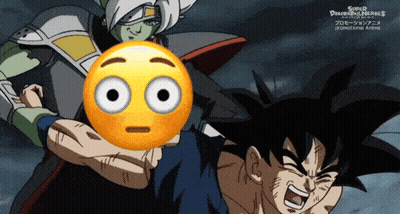 Man With Smiley Face Saying Super Dragon Ball Heroes GIF