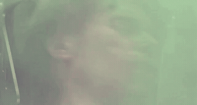 Man With Smoke Eyes And Helmet GIF