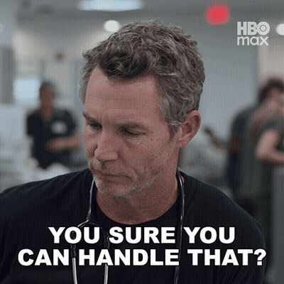 Man With Stethoscope Asked If He Can Handle That GIF