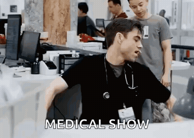 Man With Stethoscope Saying Medical Show GIF