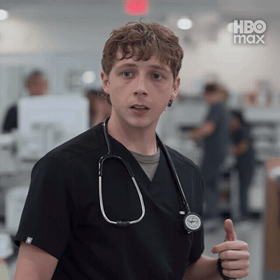 Man With Stethoscope Thumbs Up GIF