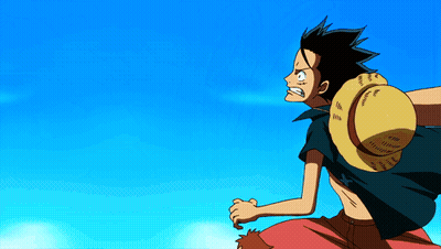 Man With Straw Hat On Shoulder Running GIF