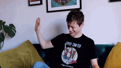 Man With Strong Force Knee Slap GIF