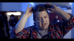 Man With Sunglass Rock And Roll GIF