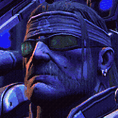 Man with Sunglasses and Head Bandage