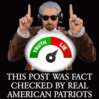 Man With Sunglasses And Headphones Points At Truth And Lie Meter GIF