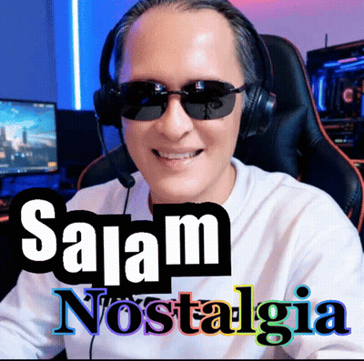 Man With Sunglasses And Headphones Saying Salam Nostalgia GIF