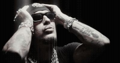 Man With Sunglasses And I Love You Tattoo GIF
