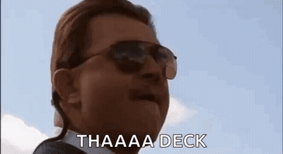 Man With Sunglasses And Mustache Talking GIF