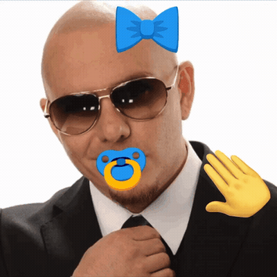 Man With Sunglasses And Pacifier GIF