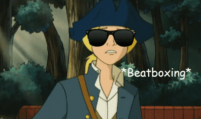 Man With Sunglasses Beatboxing GIF