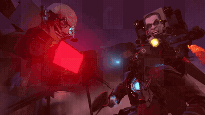 Man With Sunglasses Holding Gun In Front Of Fireball GIF