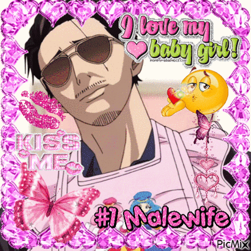 Man With Sunglasses I Love My Baby Girl GIF