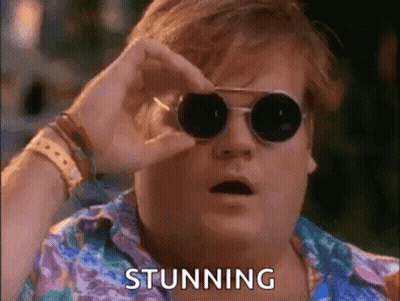 Man With Sunglasses Looking Through Binoculars GIF