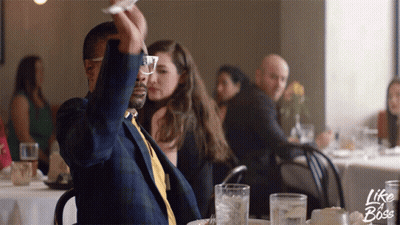 Man With Sunglasses Says Me When Your Mean GIF
