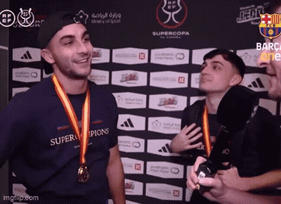 Man With Superchampions Medal GIF