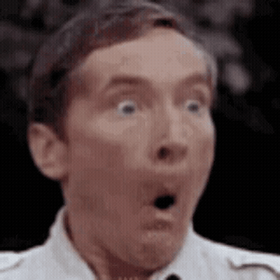 Man With Surprised Look GIF
