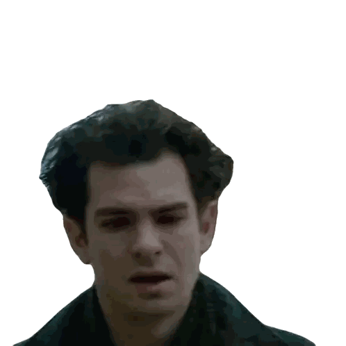 Man With Surprised Look Sticker