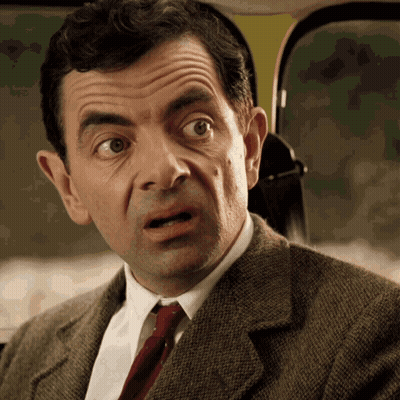 Man With Surprised Look GIF