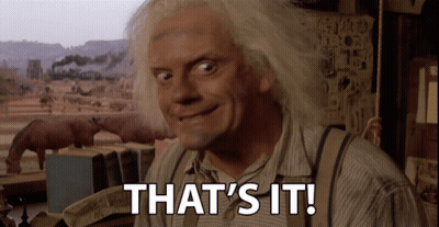 Man With Suspenders Says That's It In Front Of Horse GIF