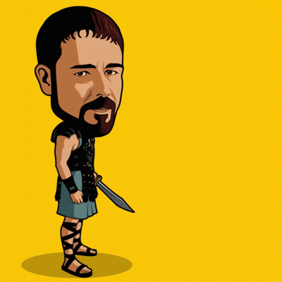 Man With Sword Thumbs Up Saying Good Work GIF
