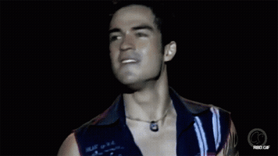 Man With Tattoo On Face Dancing With RBD GIF